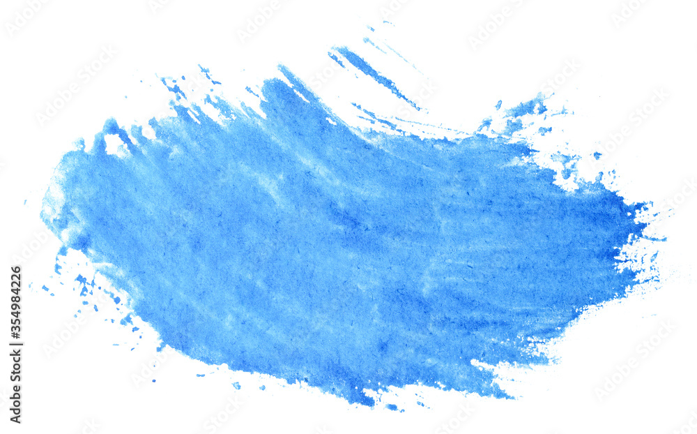 watercolor paint stain texture blue