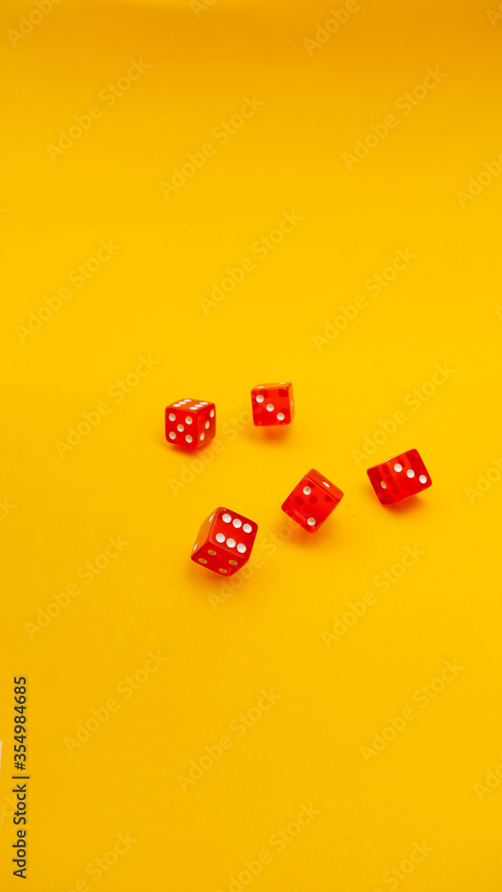 dice on the table dice on the table