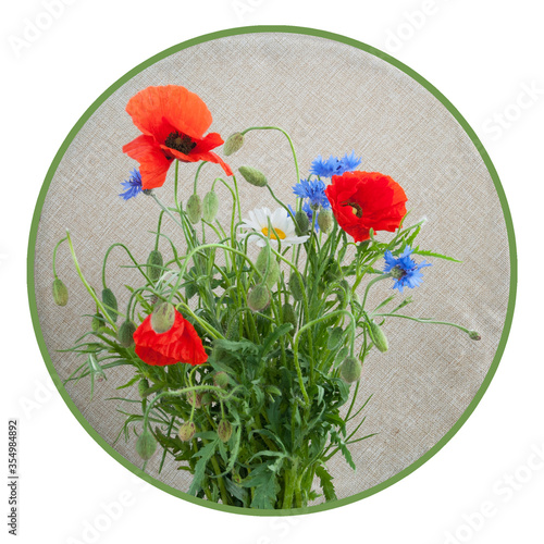 Bouquet with wildflowers photo