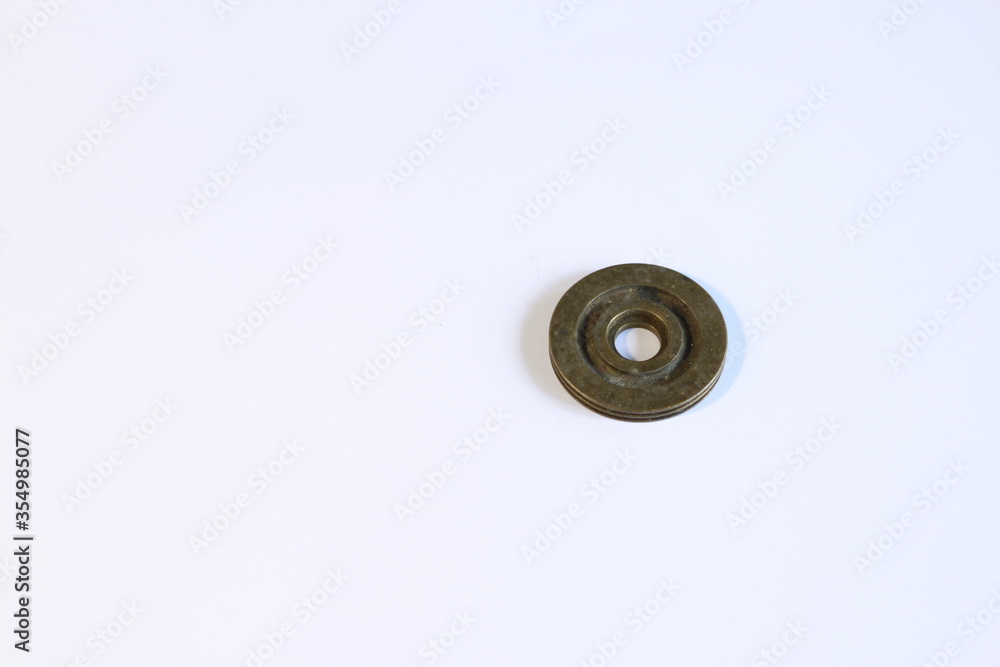 electrical ring on a white table electrical ring on a white table