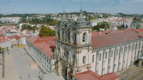 Monastery of Alcobaca or Mosteiro de Santa Maria de Alcobaca in Portugal photo