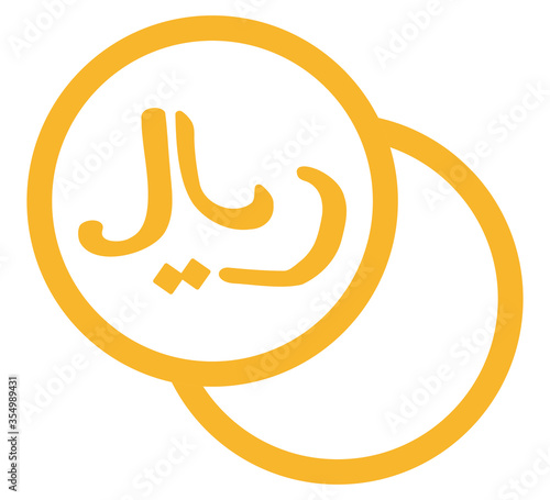 The Iranian Rial currency symbol