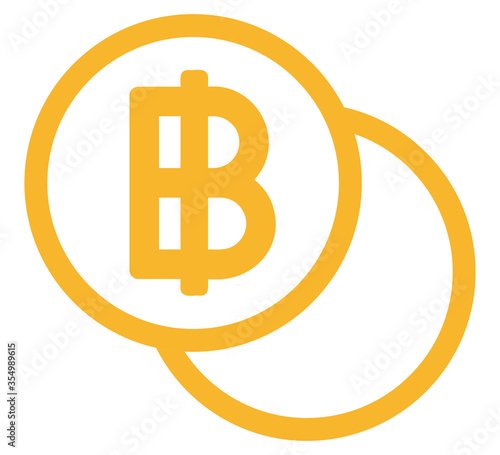 The Thai Baht currency symbol