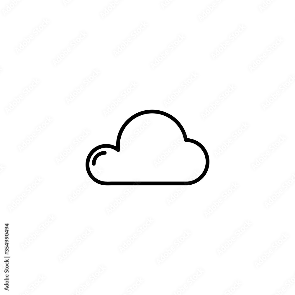 Cloud Icon Vector Design Template And Illustration Cloud Icon Vector Design Template And Illustration