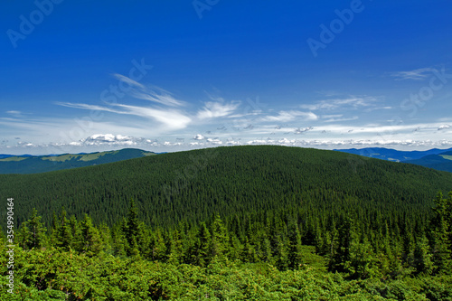 Goverla summer view, Carpathian mountains climbing, Ukraine © Ihor