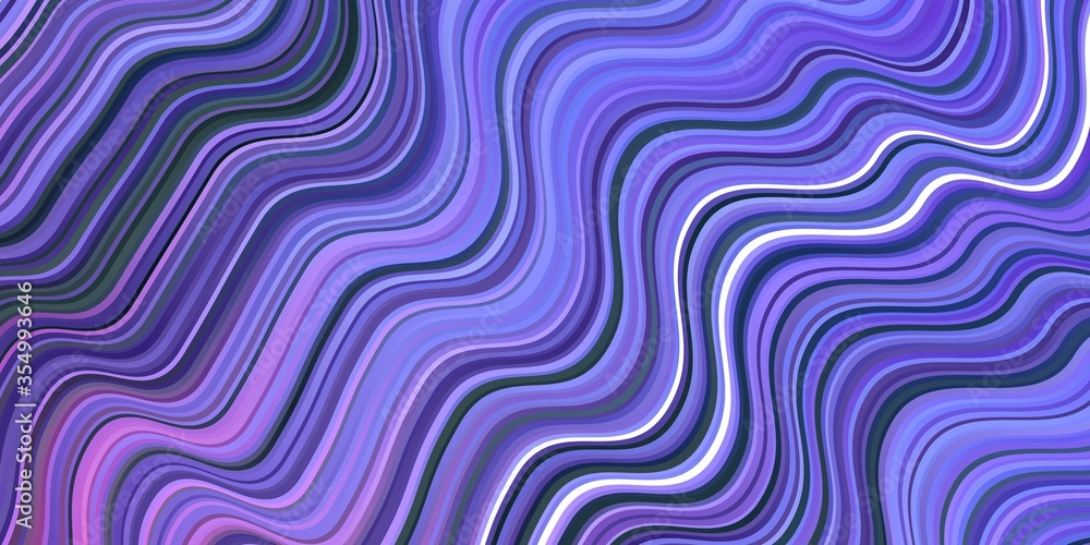 Light Purple, Pink vector pattern with curved lines. Light Purple, Pink vector pattern with curved lines.