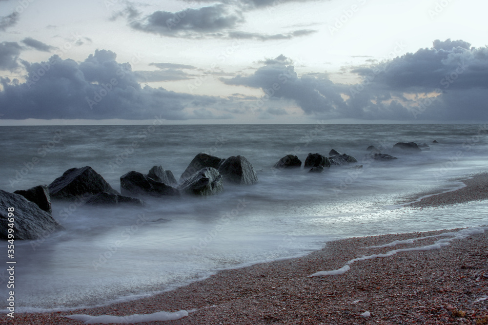 Obraz premium Atlantic Ocean Beach at Sunrise