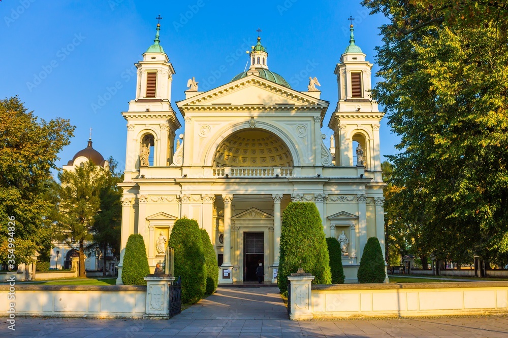 St. Anne's Church is a part of Wilanow Palace, Warsaw