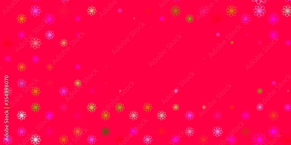 Light Pink, Green vector backdrop with circular arc. Light Pink, Green vector backdrop with circular arc.