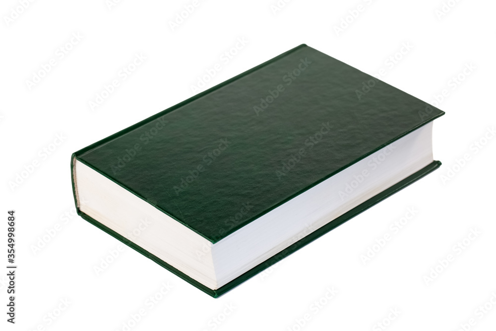 Single book isolated on white background, education Single book isolated on white background, education