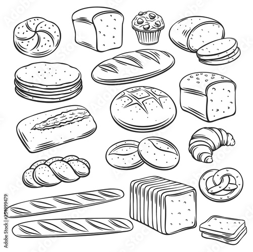 Bakery seamless pattern