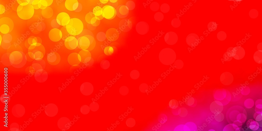 Light Blue, Red vector pattern with spheres. Light Blue, Red vector pattern with spheres.
