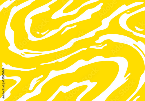 Abstract Cartoon Shapes of Milk Splashes. Vector Illustration for Packaging and Banners