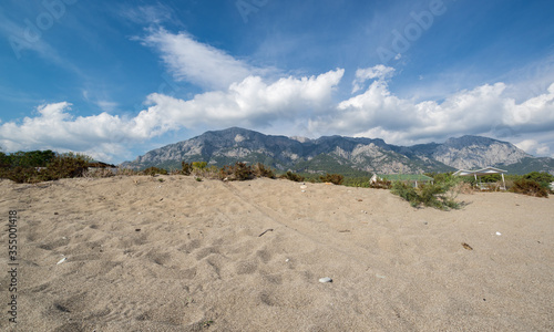 The coast of Mediterranean sea