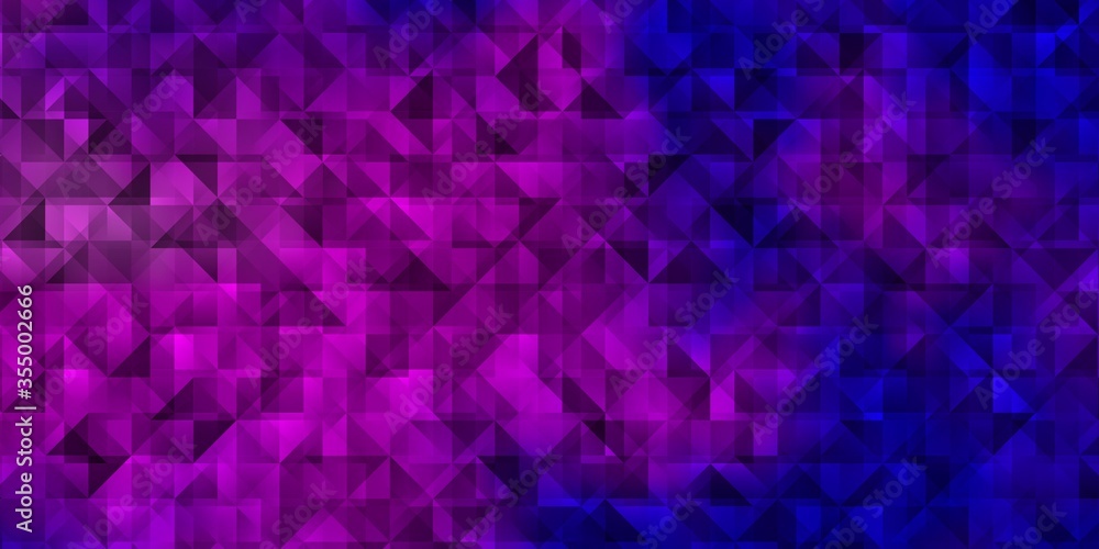 Light Purple, Pink vector template with crystals, triangles. Light Purple, Pink vector template with crystals, triangles.
