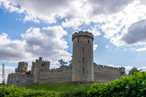 Bild auf Leinwand Medieval Warwick castle in Warwickshire, England, UK