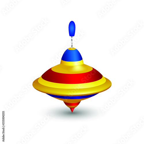 Children's toy, spinning top.