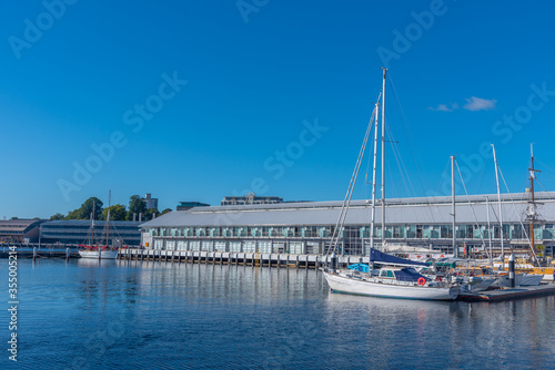 Brooke street pier in port of Hobart, Australia photo