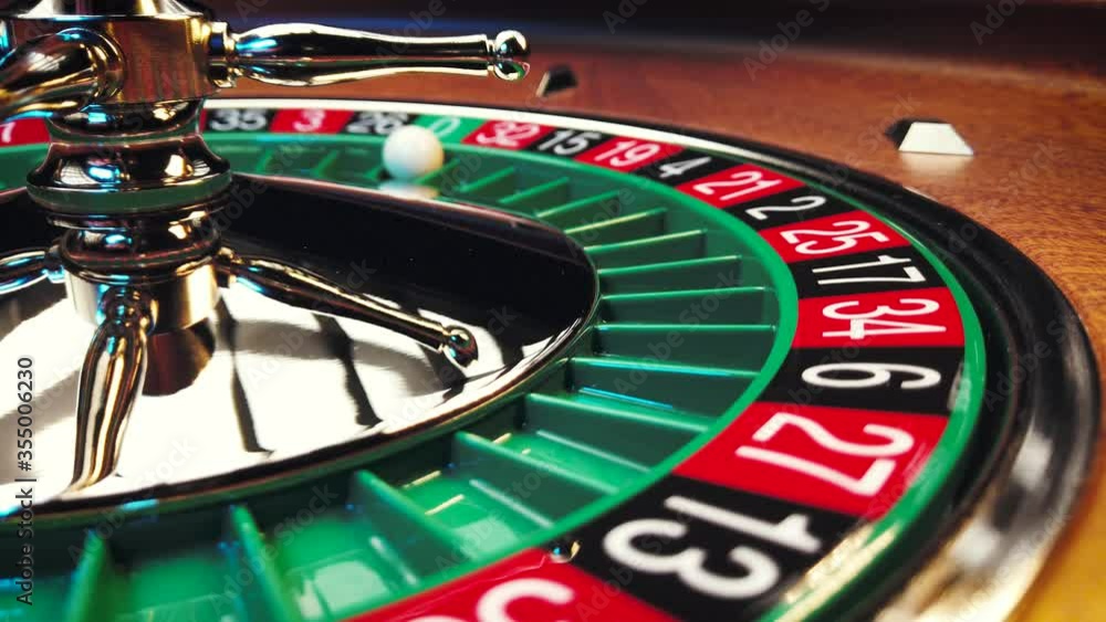 Roulette table close up at the Casino Roulette table close up at the Casino