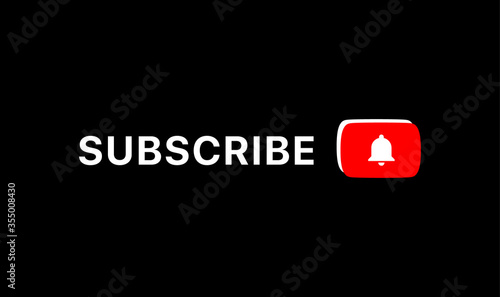 Youtube Subscribe Title Youtube Lower Third Youtube Bell Icon Vector Illustration On Black Background Stock Vector Adobe Stock Youtube Subscribe Title Youtube Lower Third Youtube Bell Icon Vector Illustration On Black Background Stock Vector Adobe Stock