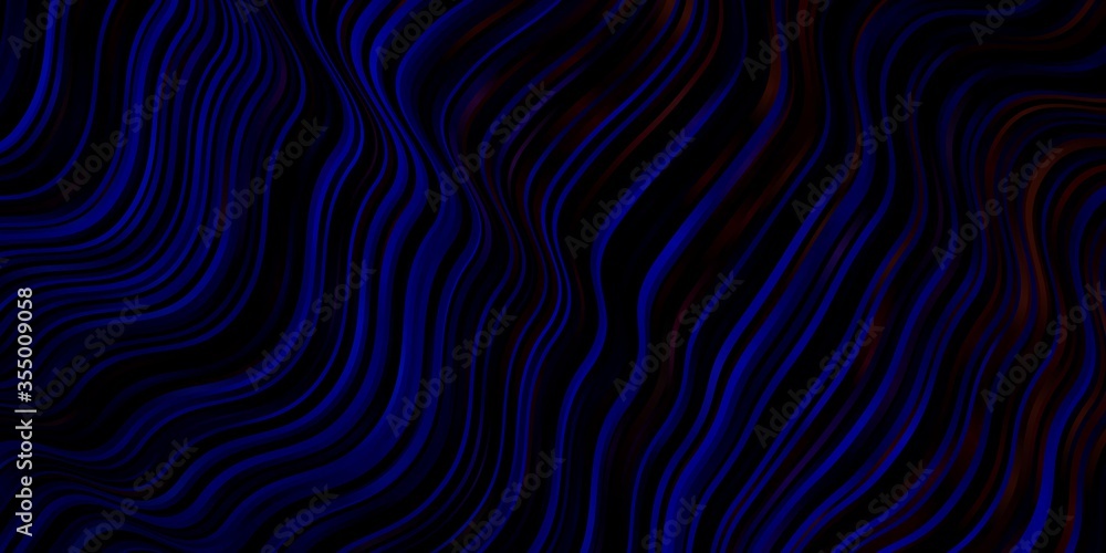 Dark Blue, Red vector background with curved lines. Bright illustration with gradient circular arcs. Pattern for ads, commercials. Dark Blue, Red vector background with curved lines. Bright illustration with gradient circular arcs. Pattern for ads, commercials.