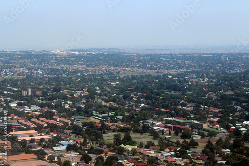 Wallpaper Mural Johannesburg from the air before landing Torontodigital.ca