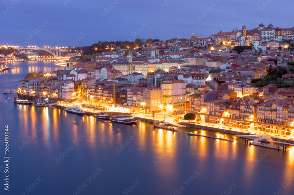 Porto Baixa in Portugal at sunrise