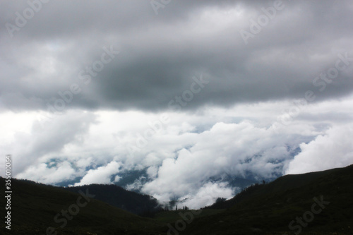 Mountain cloudscape and landscape in Georgia © taidundua