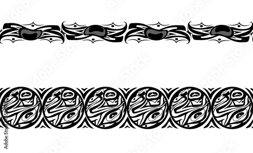 abstract background native north american set