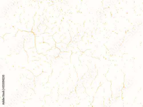 Vector gold chic texture. Patina scratch golden distress grunge background. Gold distressed effect.