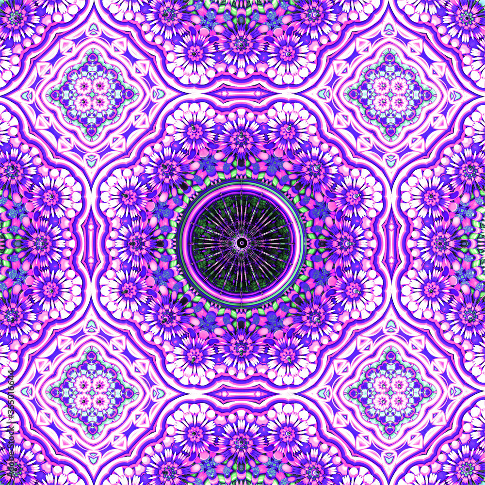 abstract caleidoscope pattern