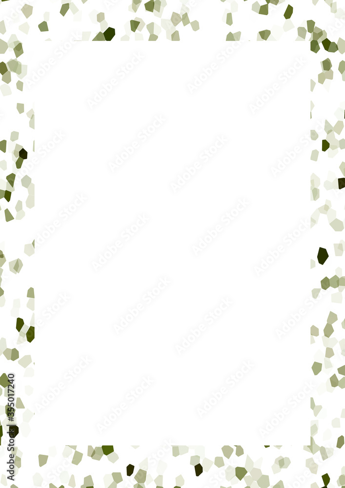 White Frame with Decorated Borders White Frame with Decorated Borders