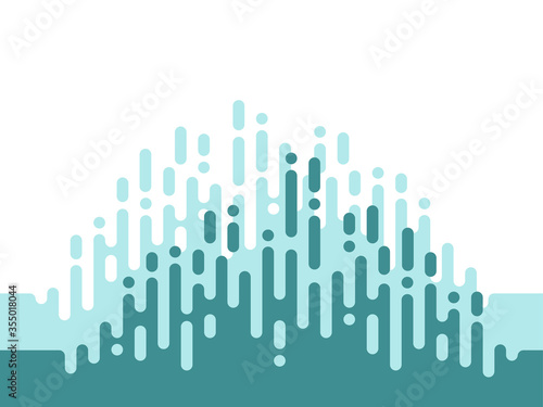Transition abstract pattern. Irregular rounded lines - for modern web site in flat or futuristic design - vector background