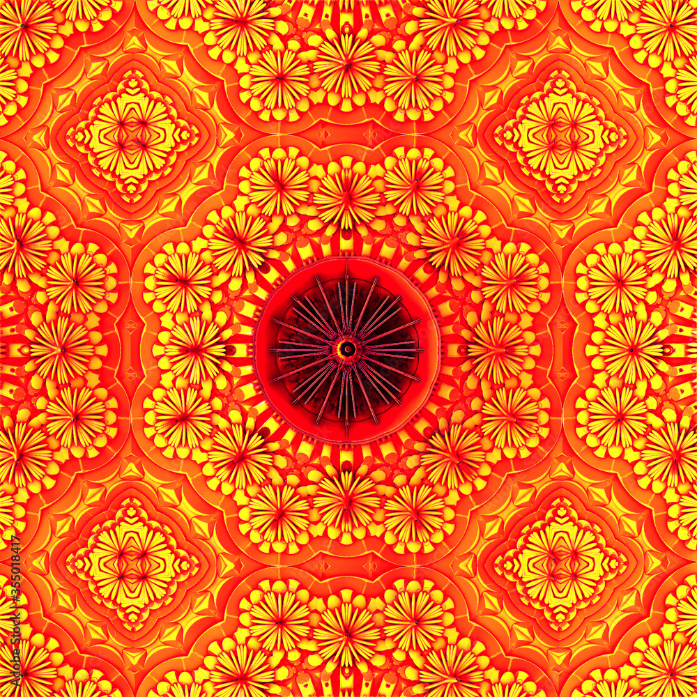 abstract caleidoscope pattern