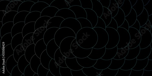 Dark Blue  Green vector template with circles. Glitter abstract illustration with colorful drops. Pattern for booklets  leaflets.