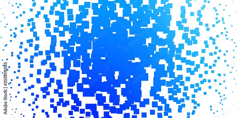 Light BLUE vector layout with lines, rectangles. Illustration with a set of gradient rectangles. Best design for your ad, poster, banner.