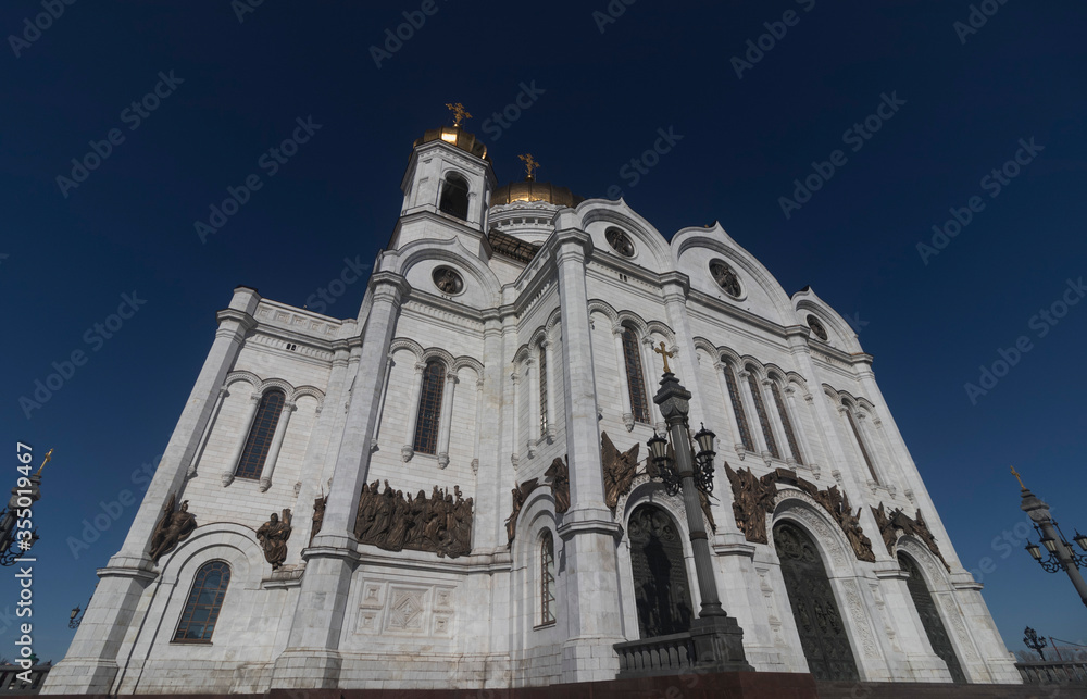 MOSCOW RUSSIA THE CATHEDRALE OF CHRIST THE SAVIOUR