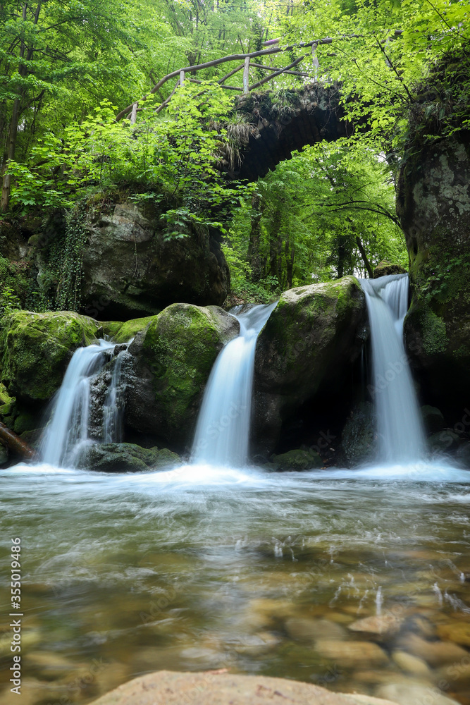 Beautiful waterfall in Luxembourg