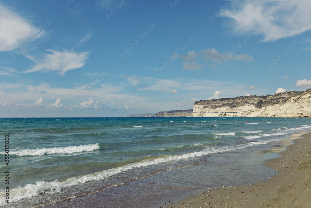Coast of the Mediterranean Sea in Cyprus Coast of the Mediterranean Sea in Cyprus