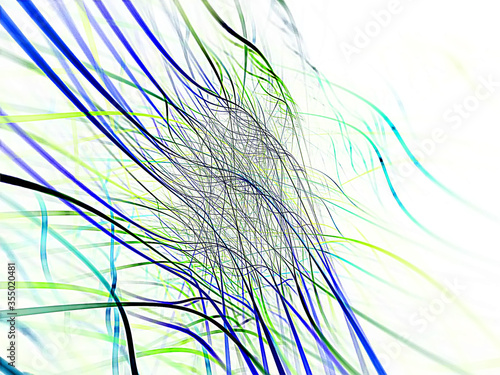 abstract fractal background with crossed lines