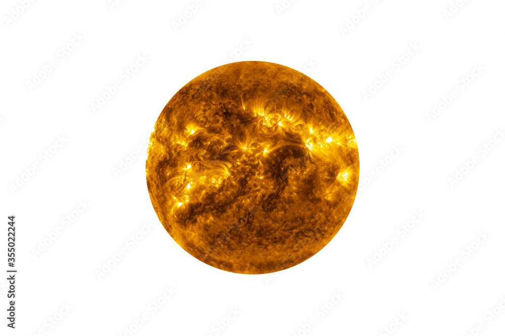 Sun Star in the Starry Sky of Solar System in Space. This image elements furnished by NASA. Sun Star in the Starry Sky of Solar System in Space. This image elements furnished by NASA.