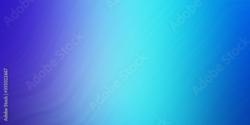 Light Pink, Blue vector texture with curves. Bright sample with colorful bent lines, shapes. Best design for your ad, poster, banner.