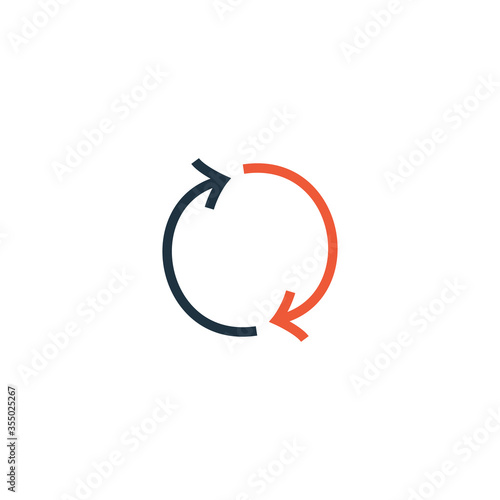 refresh arrows icon, double...