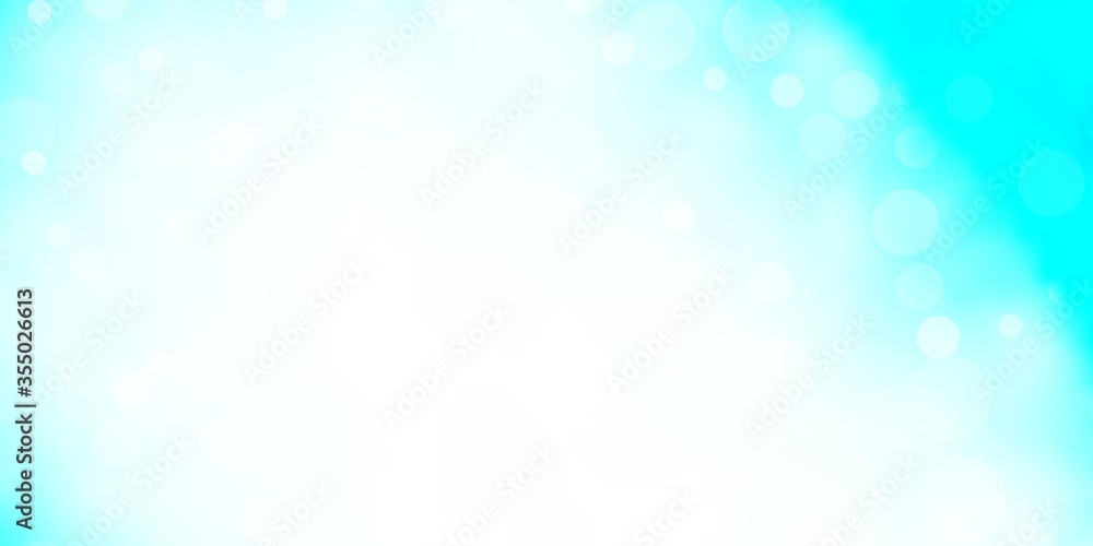 Light Blue, Green vector layout with circle shapes. Glitter abstract illustration with colorful drops. Design for posters, banners. Light Blue, Green vector layout with circle shapes. Glitter abstract illustration with colorful drops. Design for posters, banners.
