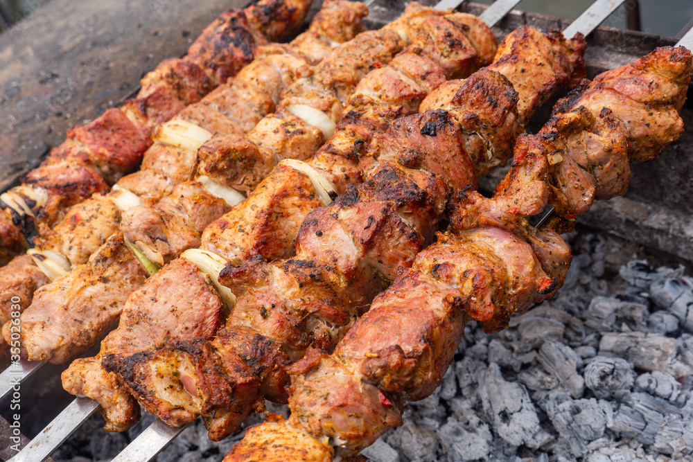 
Georgian kebab 
