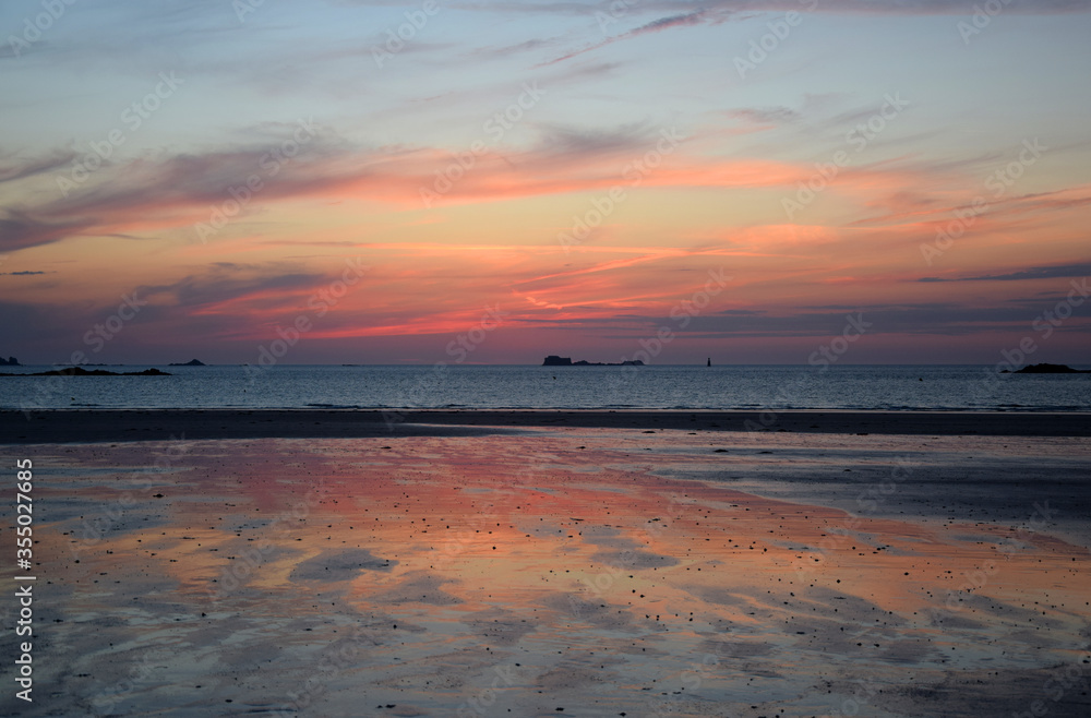Obraz premium Abend bei Saint-Malo, Bretagne