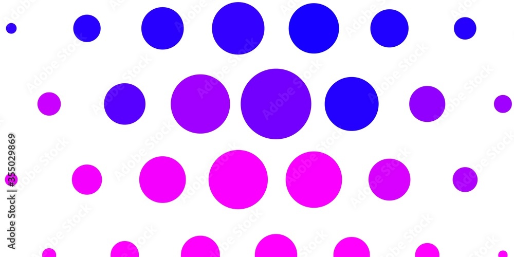Light Purple, Pink vector pattern with spheres. Glitter abstract illustration with colorful drops. Pattern for wallpapers, curtains. Light Purple, Pink vector pattern with spheres. Glitter abstract illustration with colorful drops. Pattern for wallpapers, curtains.