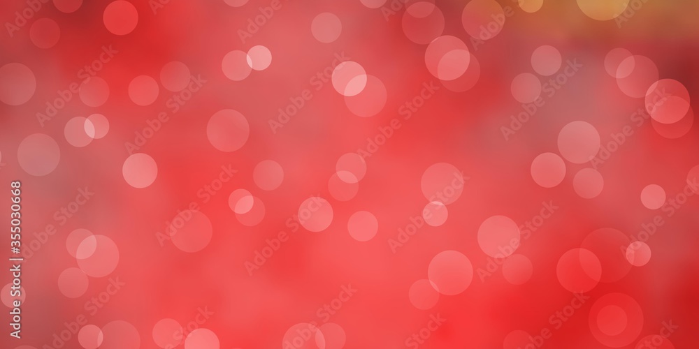 Dark Green, Red vector texture with disks. Illustration with set of shining colorful abstract spheres. Pattern for websites. Dark Green, Red vector texture with disks. Illustration with set of shining colorful abstract spheres. Pattern for websites.