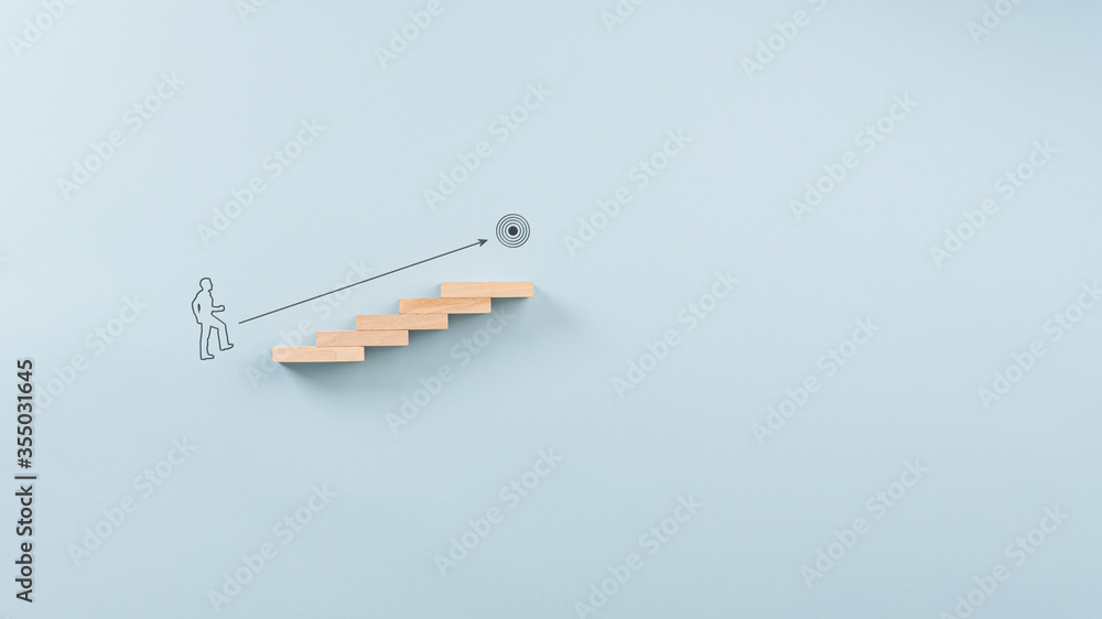 Conceptual image of personal goals and ambition Conceptual image of personal goals and ambition