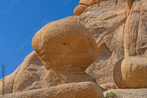 Unusual eroded Granite in the Desert